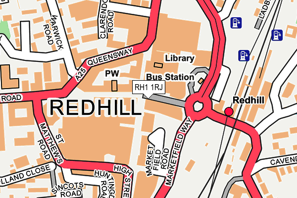 Map of REDJOB LIMITED at local scale