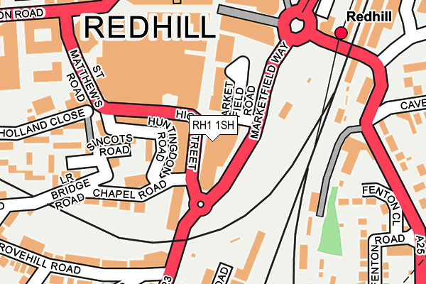 Map of CITYSPRINT (UK) LIMITED at local scale