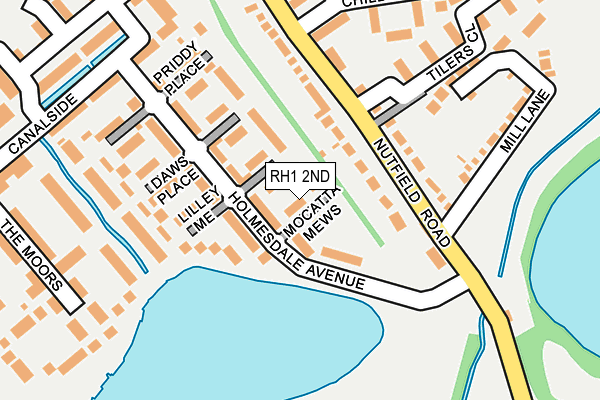 RH1 2ND map - OS OpenMap – Local (Ordnance Survey)