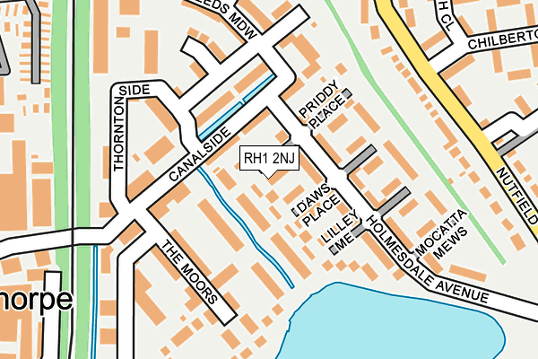 RH1 2NJ map - OS OpenMap – Local (Ordnance Survey)