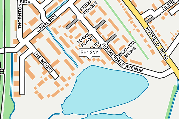 RH1 2NY map - OS OpenMap – Local (Ordnance Survey)