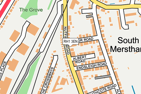 RH1 3EN map - OS OpenMap – Local (Ordnance Survey)