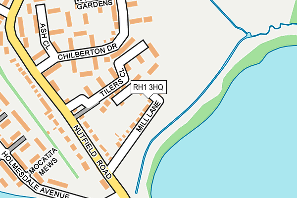 RH1 3HQ map - OS OpenMap – Local (Ordnance Survey)