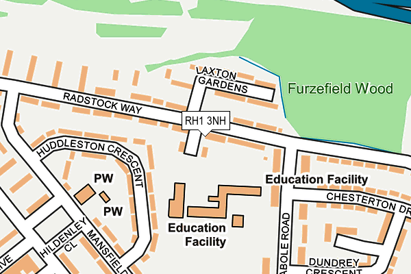 Map of PNP (REDHILL) LTD at local scale