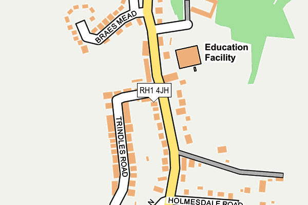 Map of KNAPP LEGACY LTD at local scale