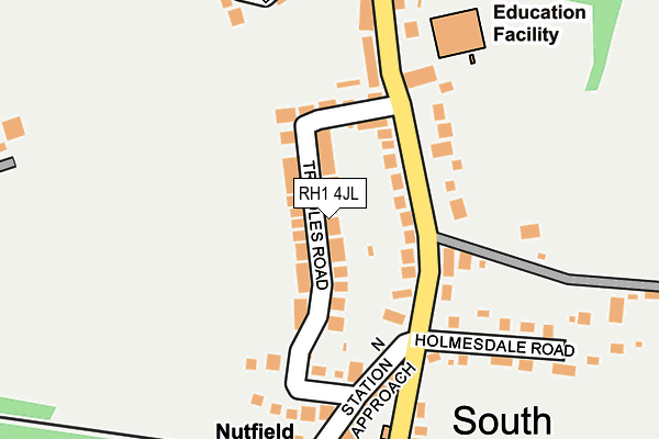 Map of WONDERLUST EVENTS LTD at local scale