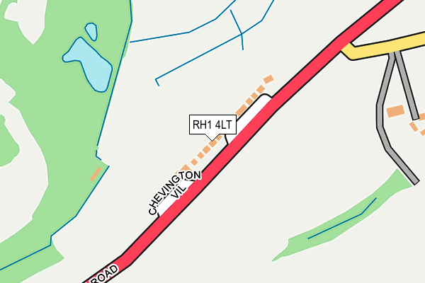 RH1 4LT map - OS OpenMap – Local (Ordnance Survey)