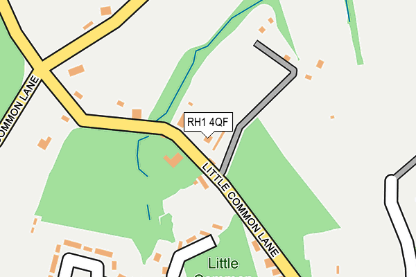 RH1 4QF map - OS OpenMap – Local (Ordnance Survey)