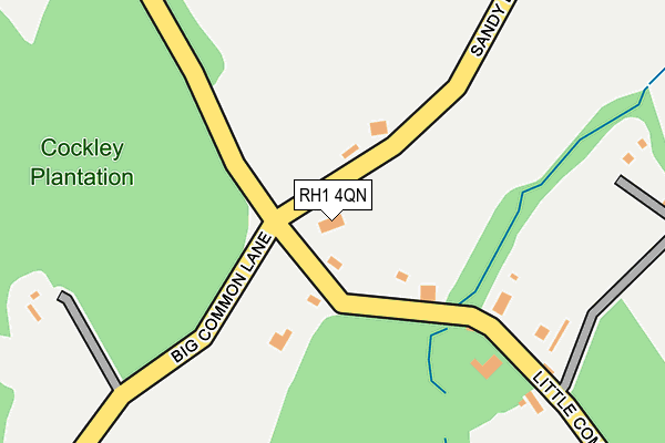 RH1 4QN map - OS OpenMap – Local (Ordnance Survey)