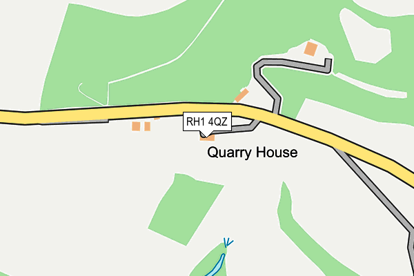 RH1 4QZ map - OS OpenMap – Local (Ordnance Survey)