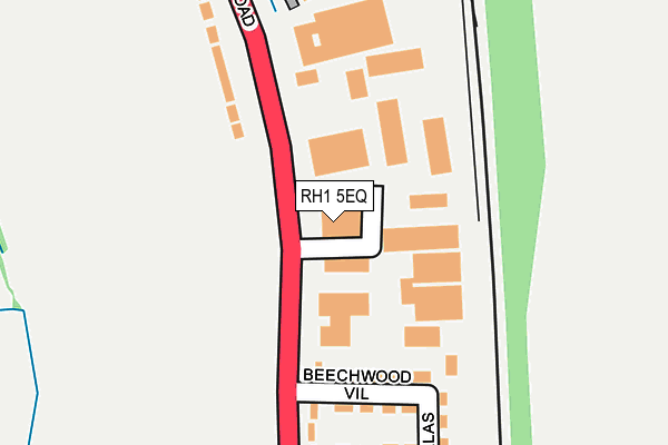 RH1 5EQ map - OS OpenMap – Local (Ordnance Survey)