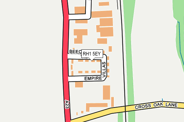 RH1 5EY map - OS OpenMap – Local (Ordnance Survey)