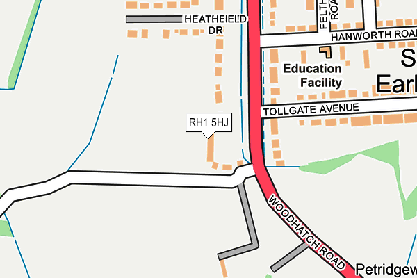 Map of SURREY SPEECH THERAPY LIMITED at local scale