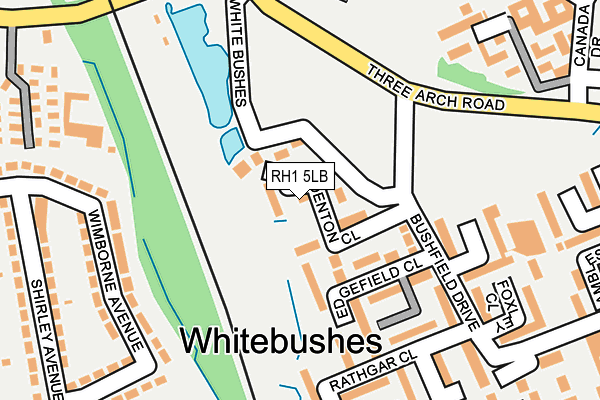 RH1 5LB map - OS OpenMap – Local (Ordnance Survey)