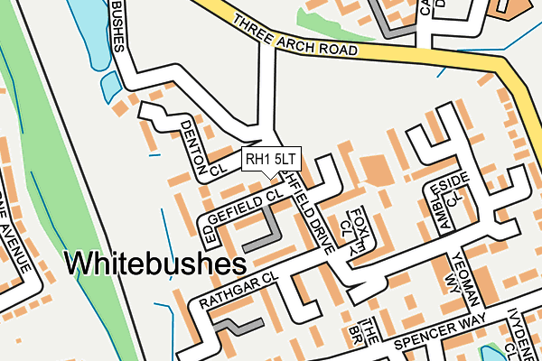 RH1 5LT map - OS OpenMap – Local (Ordnance Survey)