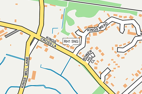 RH1 5NG map - OS OpenMap – Local (Ordnance Survey)