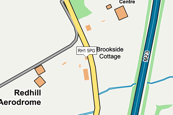 RH1 5PG map - OS OpenMap – Local (Ordnance Survey)