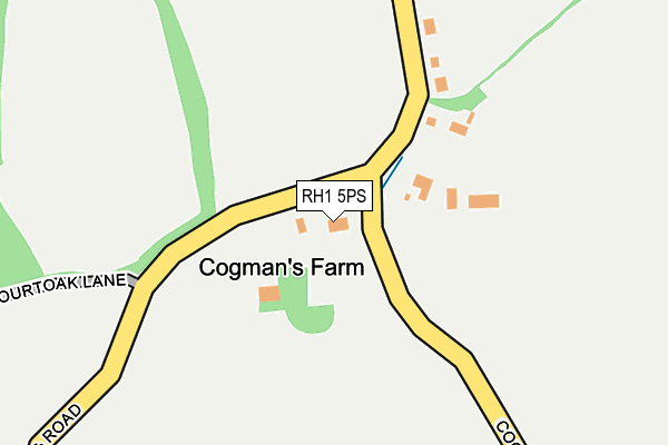 RH1 5PS map - OS OpenMap – Local (Ordnance Survey)