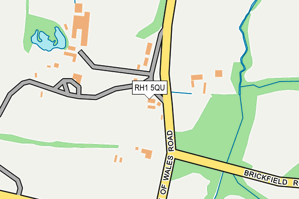 RH1 5QU map - OS OpenMap – Local (Ordnance Survey)