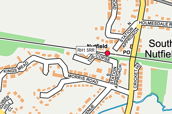 RH1 5RR map - OS OpenMap – Local (Ordnance Survey)