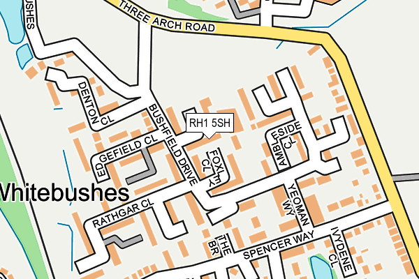 RH1 5SH map - OS OpenMap – Local (Ordnance Survey)