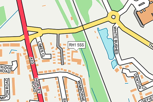 RH1 5SS map - OS OpenMap – Local (Ordnance Survey)