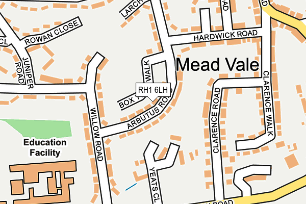 Map of REDMAN GREEN LLP at local scale