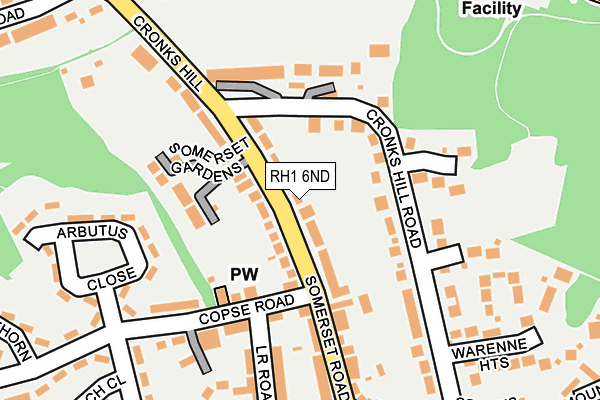 Map of THE SLICE LIMITED at local scale
