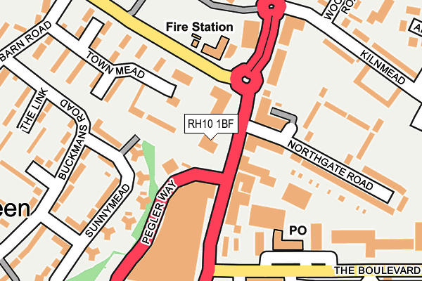Map of 152-162 CHICHESTER ROAD (FREEHOLD) LIMITED at local scale