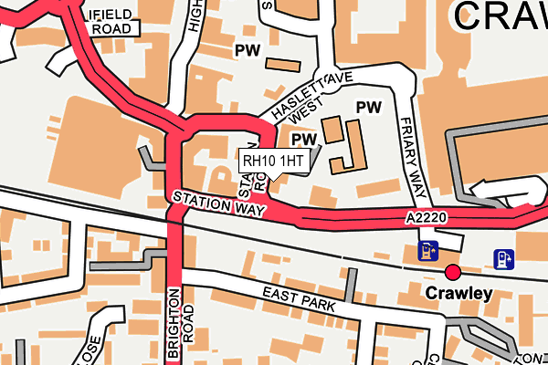 Map of 12 CHIPSTEAD ST LTD at local scale