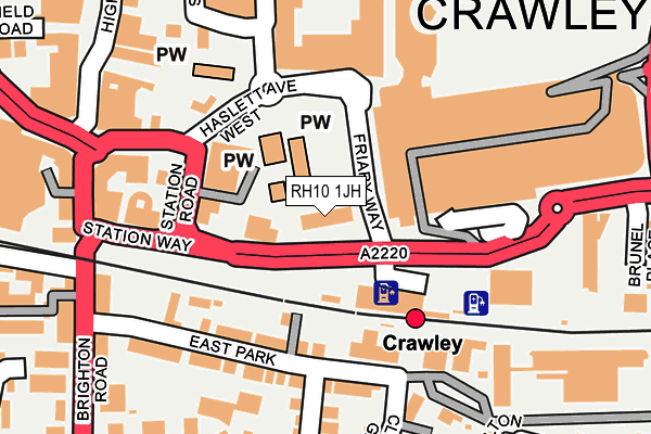 Map of POPE AND BLUE LTD at local scale