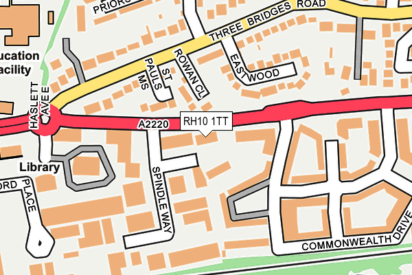 Map of R A REGISTRARS LTD at local scale