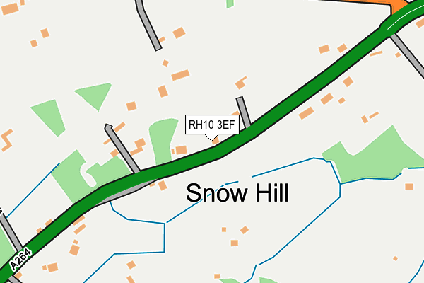 RH10 3EF map - OS OpenMap – Local (Ordnance Survey)