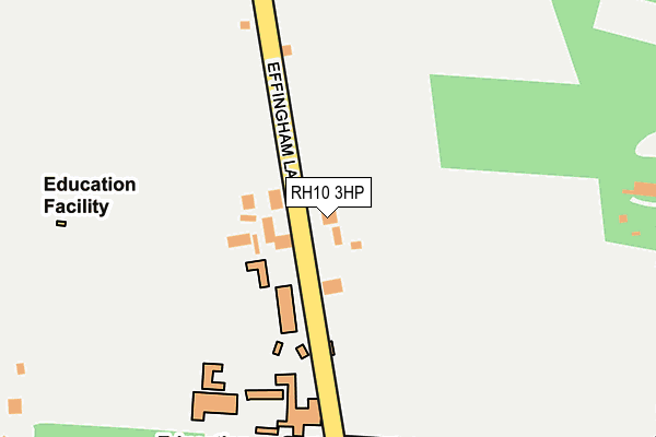 RH10 3HP map - OS OpenMap – Local (Ordnance Survey)