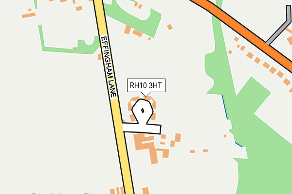 RH10 3HT map - OS OpenMap – Local (Ordnance Survey)