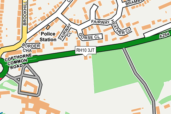 RH10 3JT map - OS OpenMap – Local (Ordnance Survey)