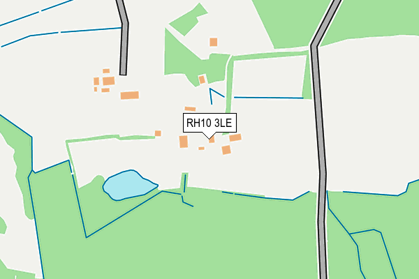 RH10 3LE map - OS OpenMap – Local (Ordnance Survey)