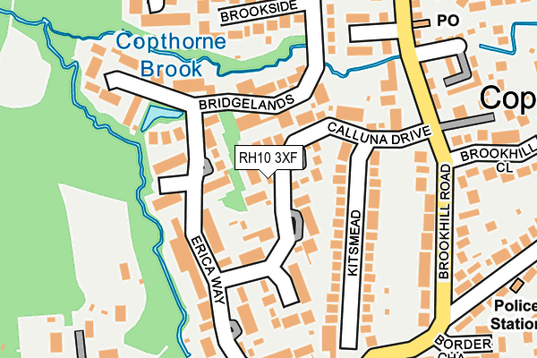 Map of OAKHURST GROUNDWORKS LIMITED at local scale