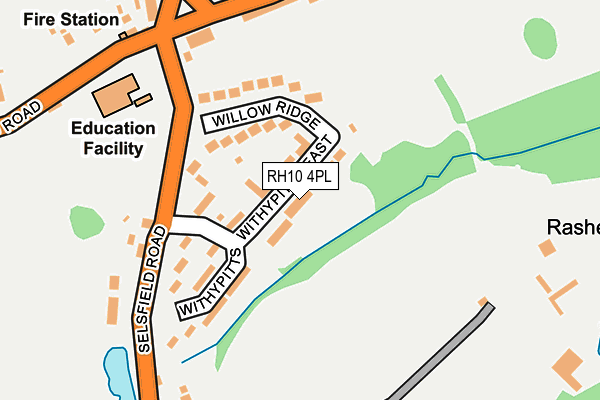 Map of CREATIVE LEASING LTD at local scale