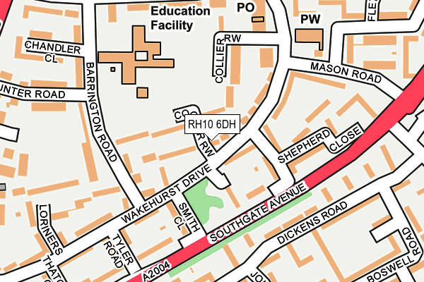 Map of DOWNSMAN PUB LIMITED at local scale