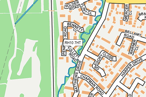 RH10 7HT map - OS OpenMap – Local (Ordnance Survey)
