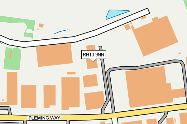 RH10 9NN map - OS OpenMap – Local (Ordnance Survey)