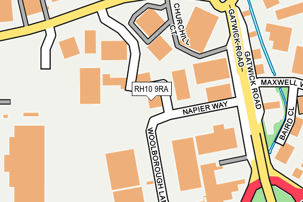 Map of RAINBO SUPPLIES & SERVICES LIMITED at local scale