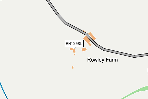 RH10 9SL map - OS OpenMap – Local (Ordnance Survey)