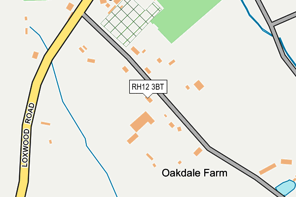 RH12 3BT map - OS OpenMap – Local (Ordnance Survey)