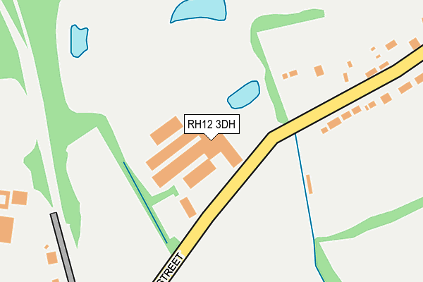 RH12 3DH map - OS OpenMap – Local (Ordnance Survey)