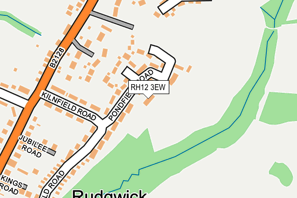 RH12 3EW map - OS OpenMap – Local (Ordnance Survey)