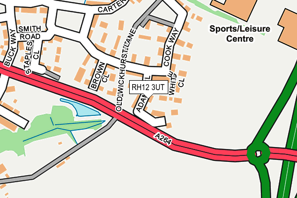 RH12 3UT map - OS OpenMap – Local (Ordnance Survey)