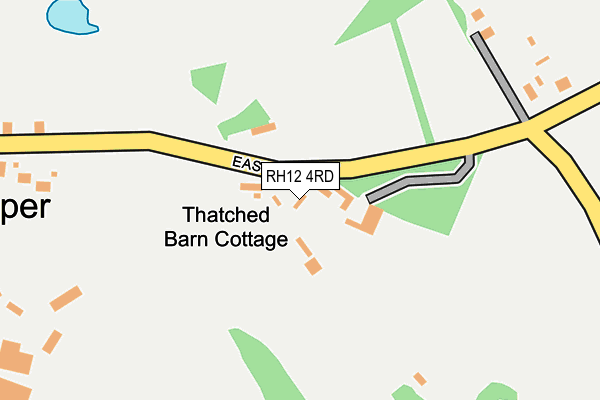 RH12 4RD map - OS OpenMap – Local (Ordnance Survey)