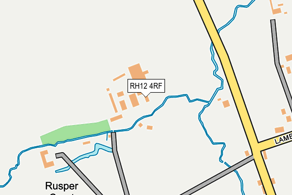 RH12 4RF map - OS OpenMap – Local (Ordnance Survey)